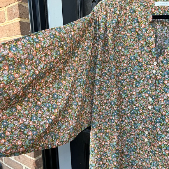 Doen o’keeffe top in yellow laurel canyon rose XXL - Picture 7 of 10